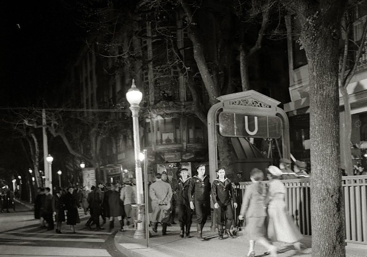 Otro rodaje, el de 'La batalla de Inglaterra', transformó la Avenida en 1968