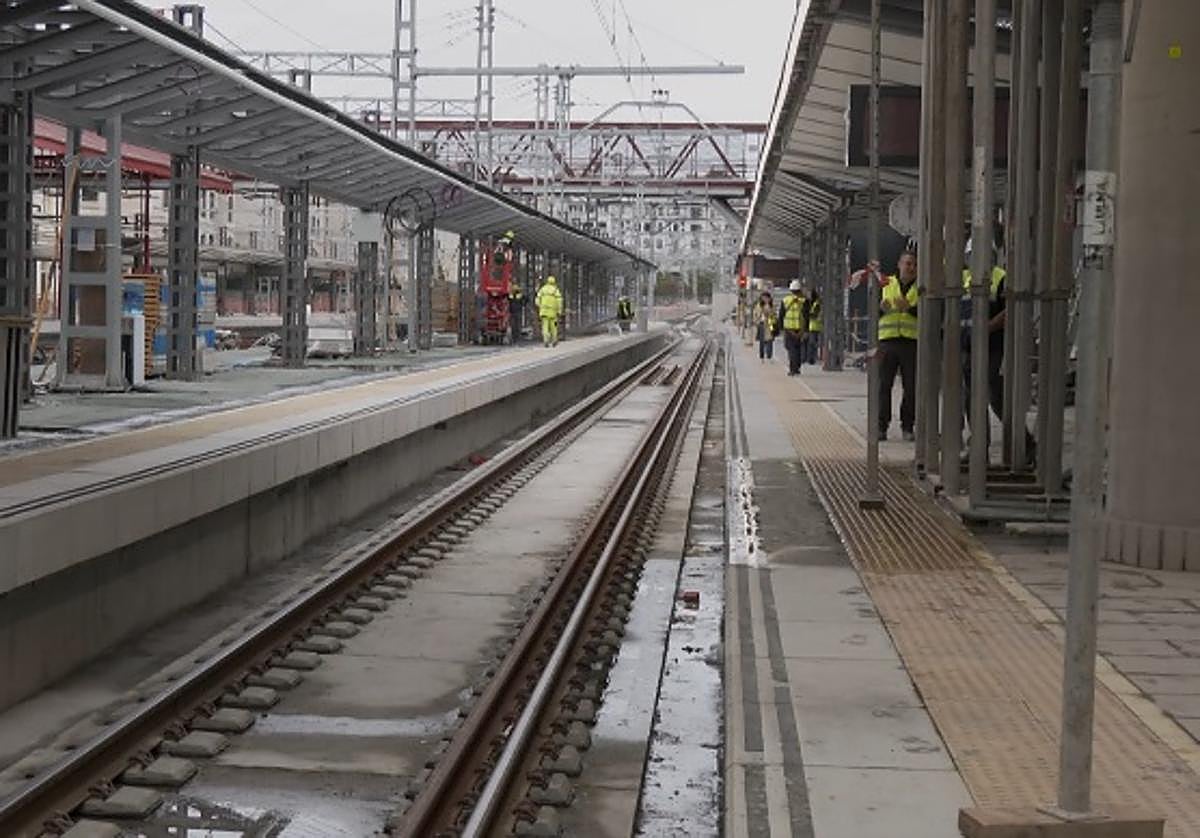 Este viernes se pondrá en marcha el segundo andén de la estación de Atotxa