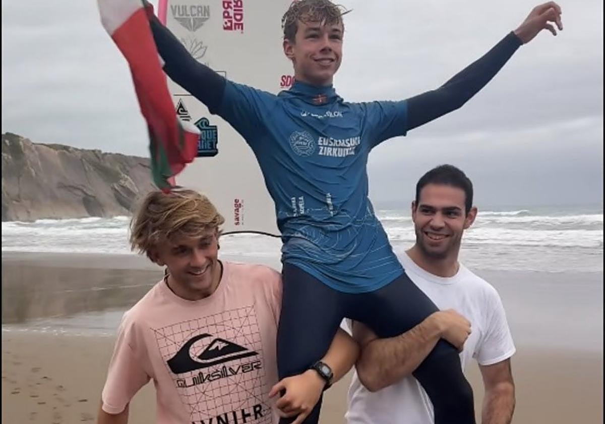 Unax Pascual, ganador de la sub-18 en casa.