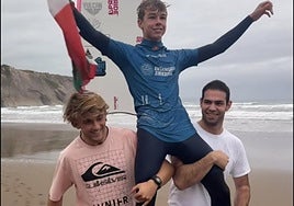 Unax Pascual, ganador de la sub-18 en casa.