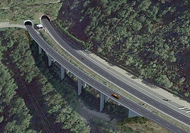 Proyecto de la obra que se realizará entre los nuevos túneles.