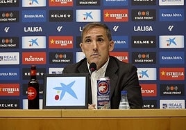 Fran Garagarza, en una comparecencia en el Espanyol.