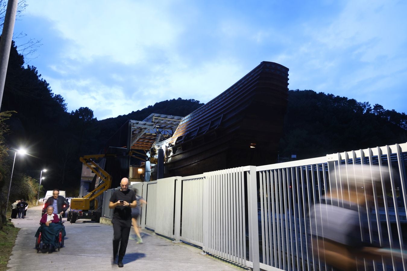 La nao San Juan se prepara para su botadura