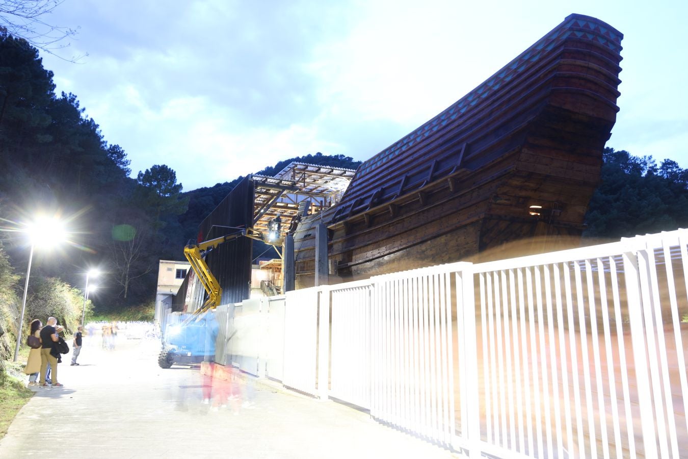 La nao San Juan se prepara para su botadura