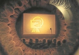 Un gran ojo ilustra la 16 edición.