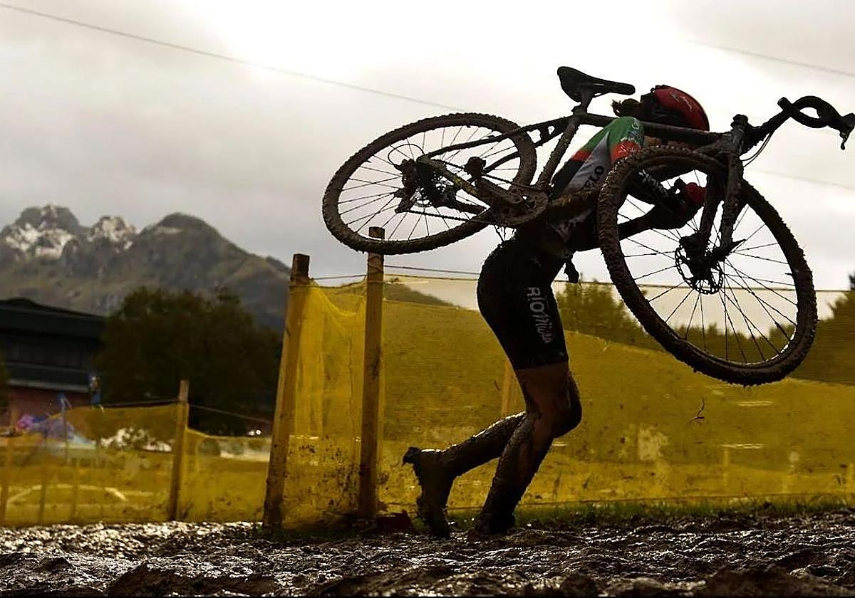 Imagen del ciclo-cross de Elgoibar.