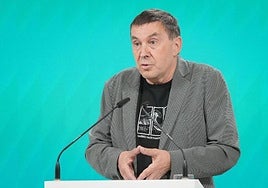 Arnaldo Otegi en una comparecencia reciente.