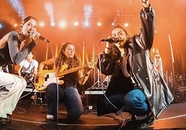 Sukena cierra esta noche en el gazteleku la exitosa gira 'Berriz ere' con la que han conquistado plazas, salas, txosnas y grandes escenarios.