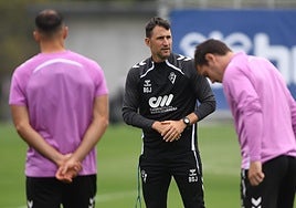 Beñat San José, antes de un entrenamiento.