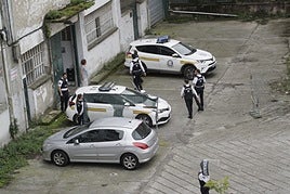 Operación de la Guardia Municipal donostiarra en unos pabellones abandonados.