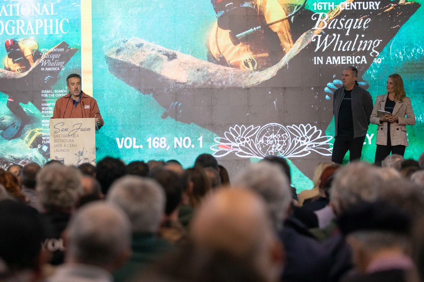 Amplia representación institucional en la botadura de la nao San Juan