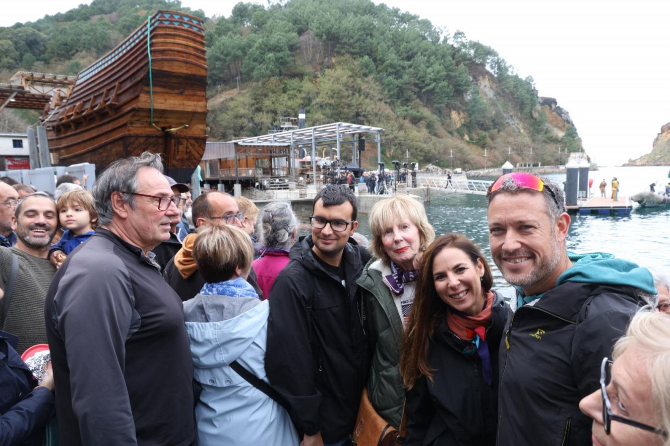 Máxima expectación ante la botadura de la nao San Juan