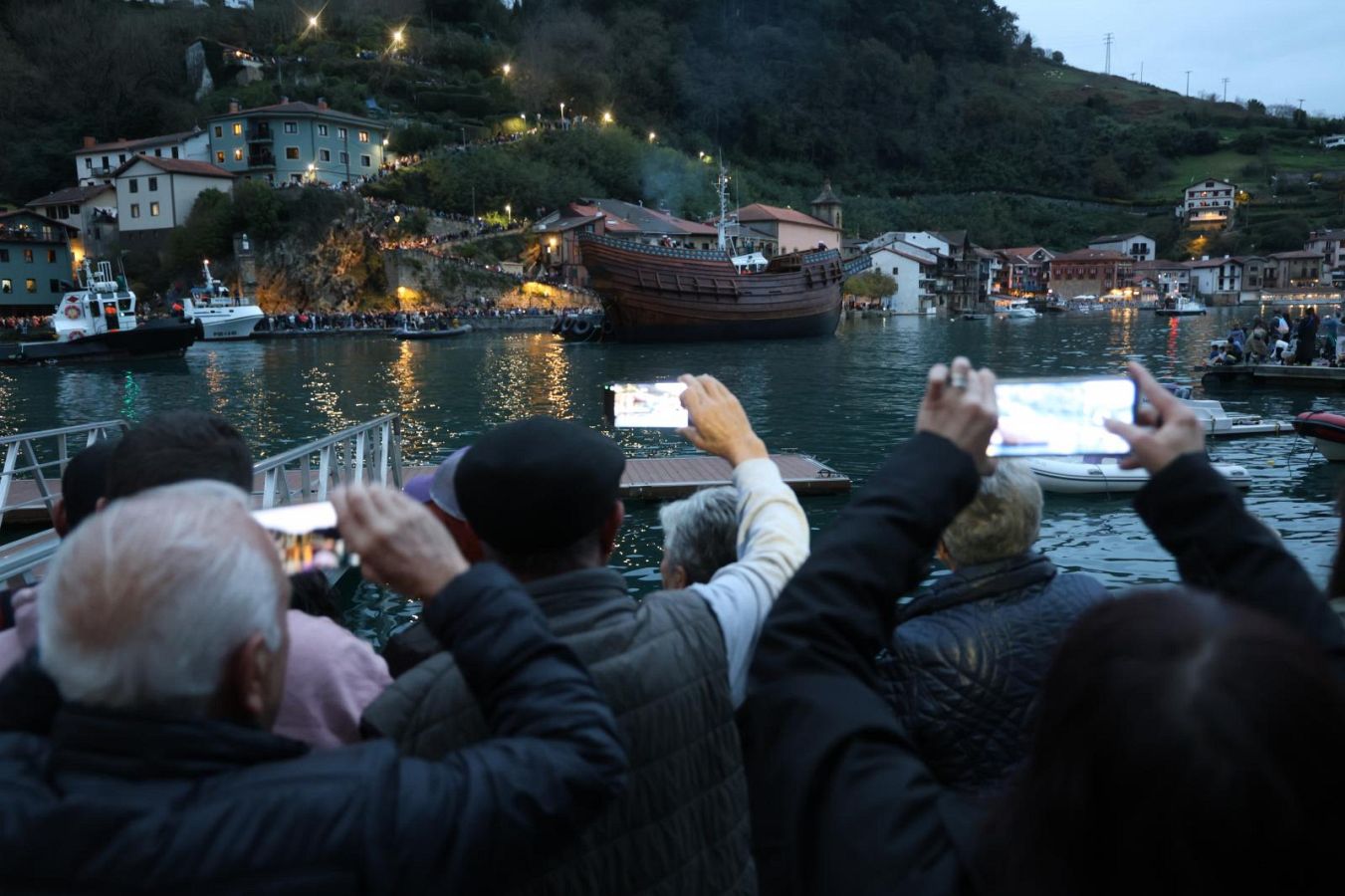 Máxima expectación ante la botadura de la nao San Juan