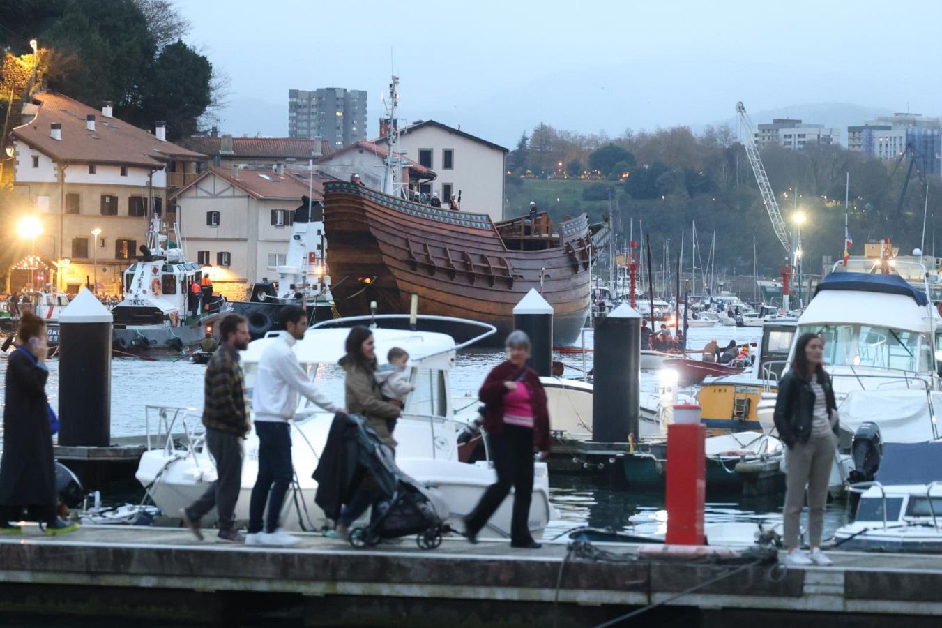 Máxima expectación ante la botadura de la nao San Juan