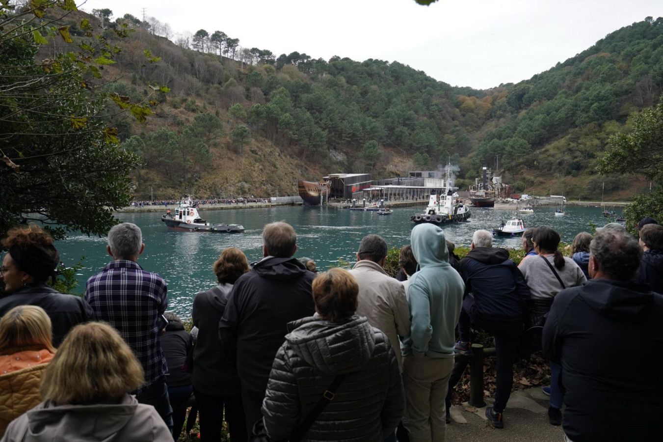 Máxima expectación ante la botadura de la nao San Juan