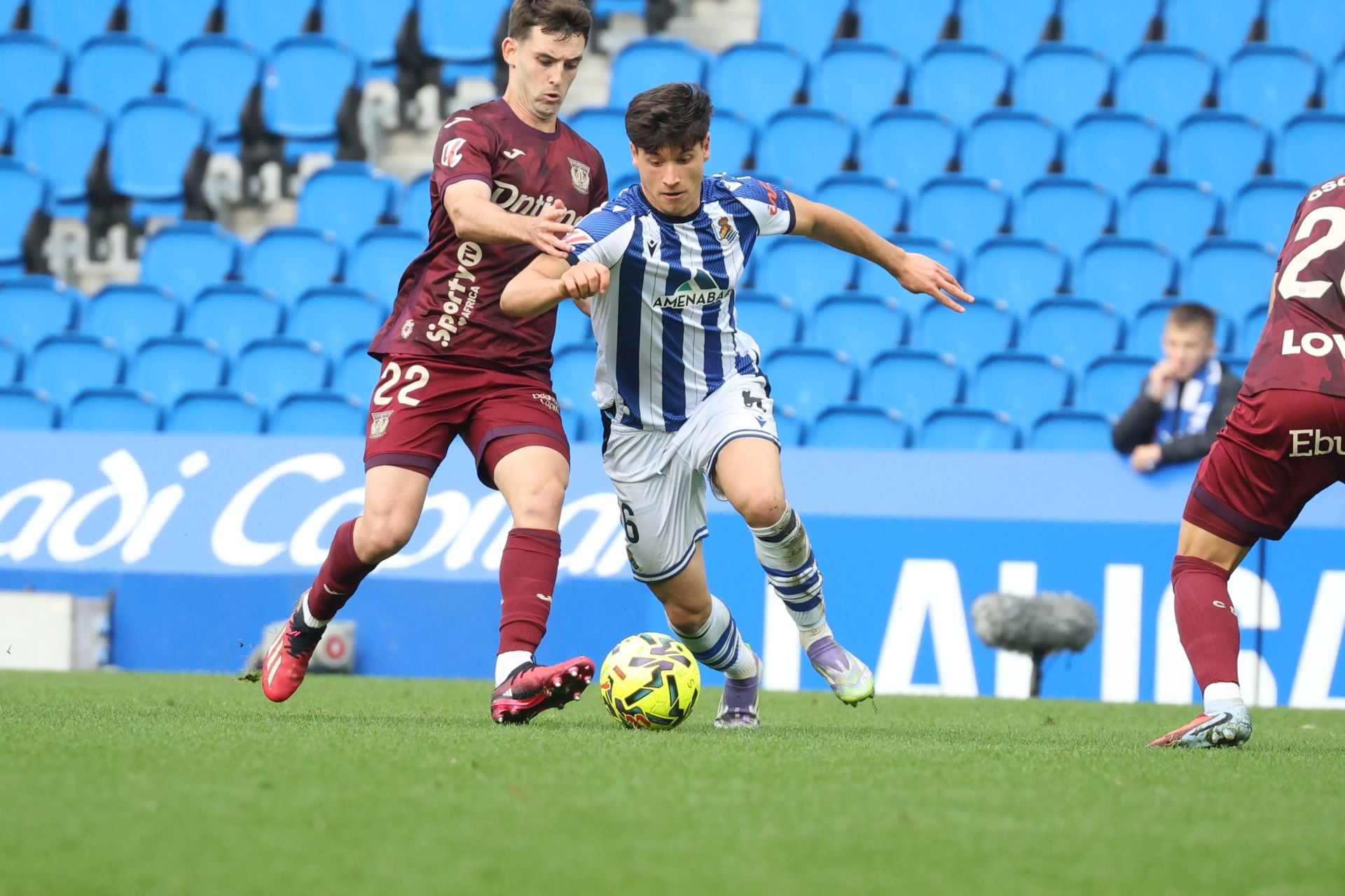 Dani Díaz llena de alegría Anoeta en el 98&#039; tras otra lección de competitivdad del Sanse