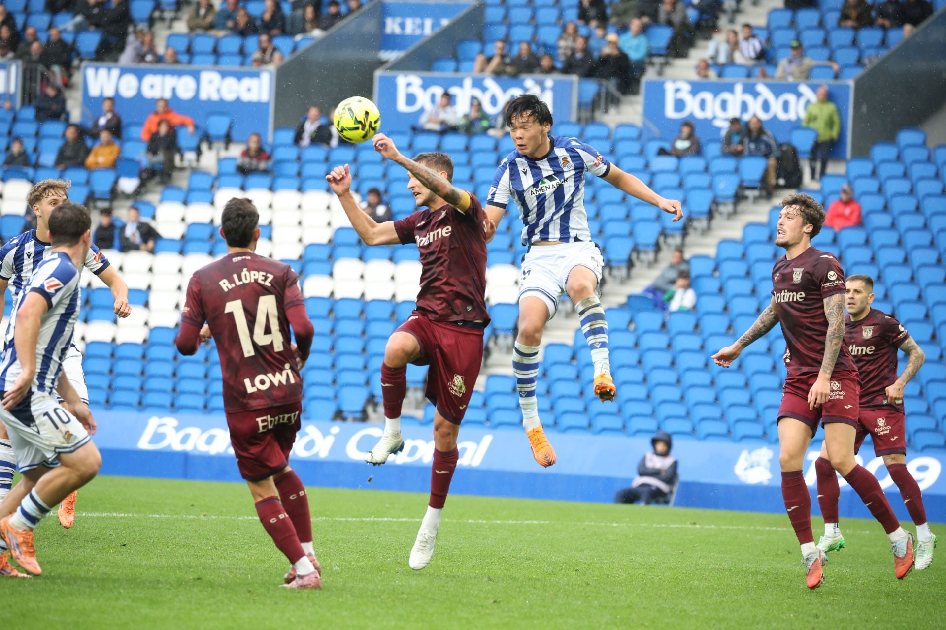 Dani Díaz llena de alegría Anoeta en el 98&#039; tras otra lección de competitivdad del Sanse