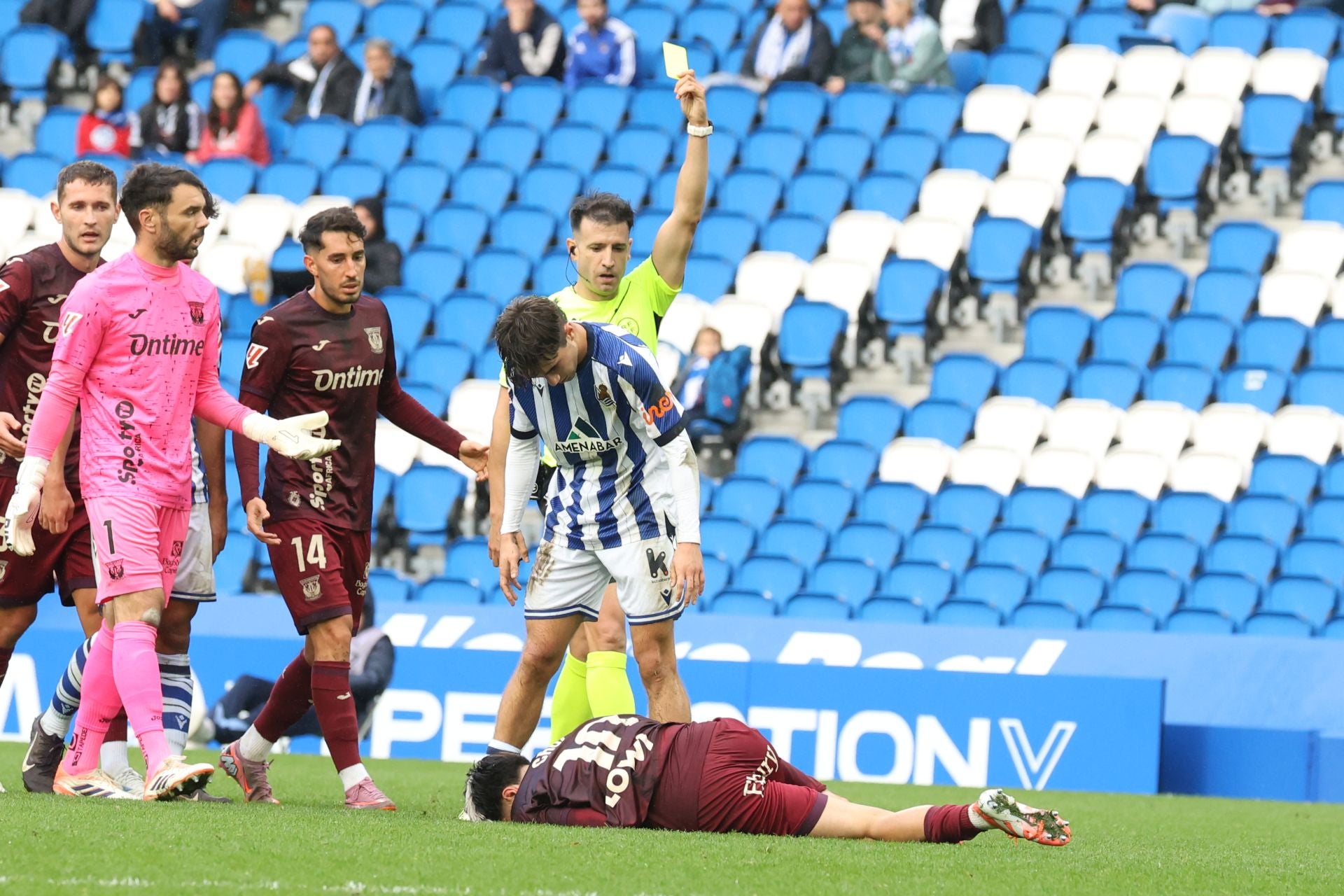 Dani Díaz llena de alegría Anoeta en el 98&#039; tras otra lección de competitivdad del Sanse