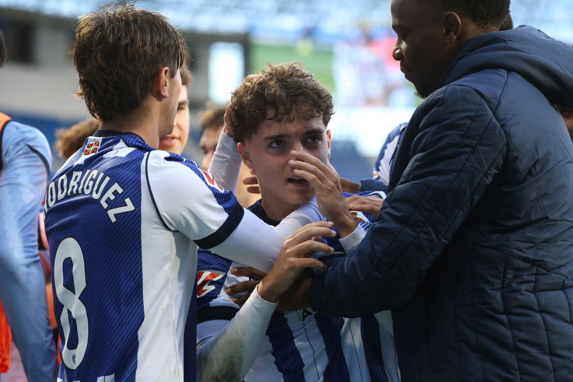 Dani Díaz llena de alegría Anoeta en el 98&#039; tras otra lección de competitivdad del Sanse