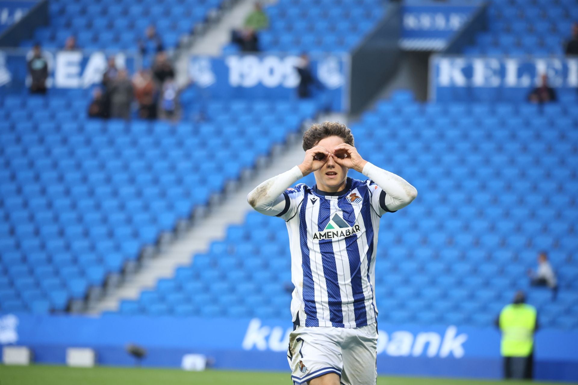 Dani Díaz llena de alegría Anoeta en el 98&#039; tras otra lección de competitivdad del Sanse