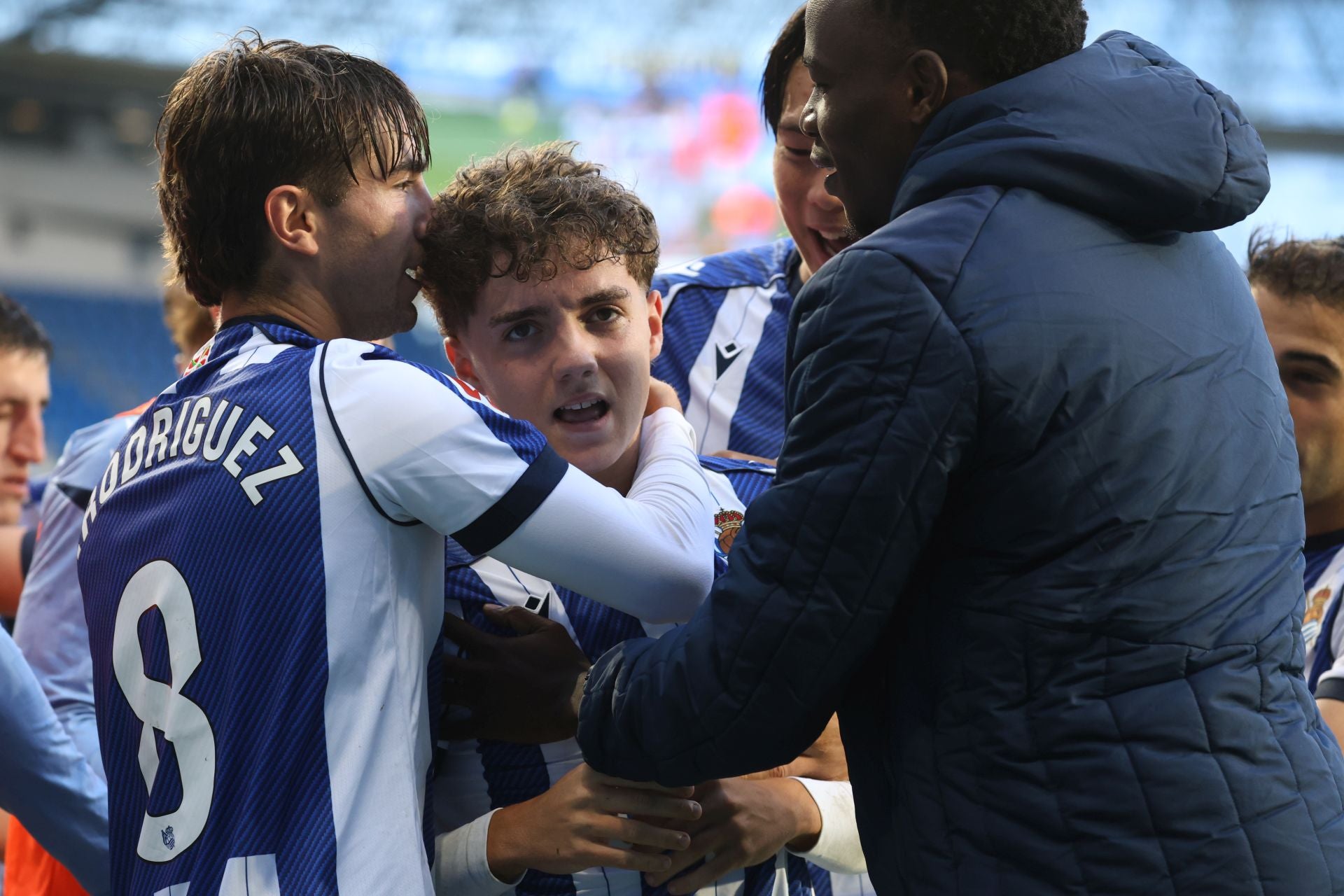 Dani Díaz llena de alegría Anoeta en el 98&#039; tras otra lección de competitivdad del Sanse