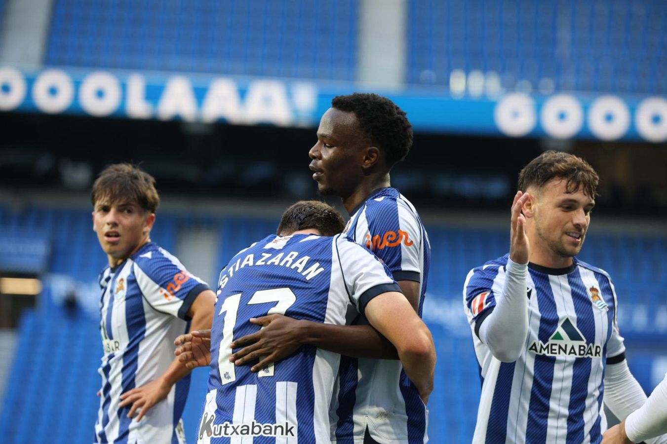 Dani Díaz llena de alegría Anoeta en el 98&#039; tras otra lección de competitivdad del Sanse