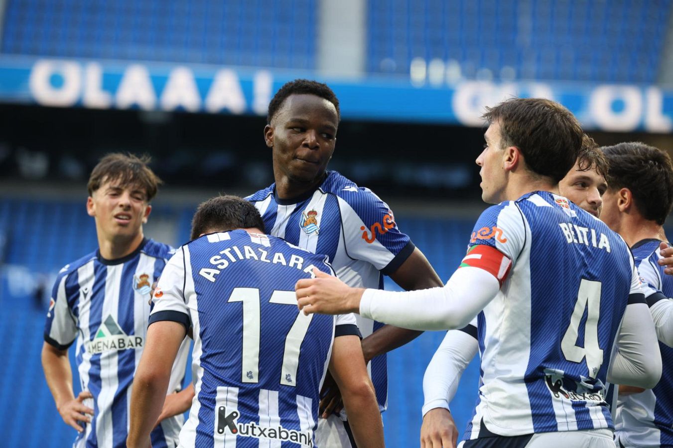 Dani Díaz llena de alegría Anoeta en el 98&#039; tras otra lección de competitivdad del Sanse