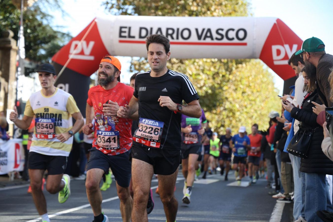Las imágenes del Alto de Miracruz, punto clave en la Behobia - San Sebastián