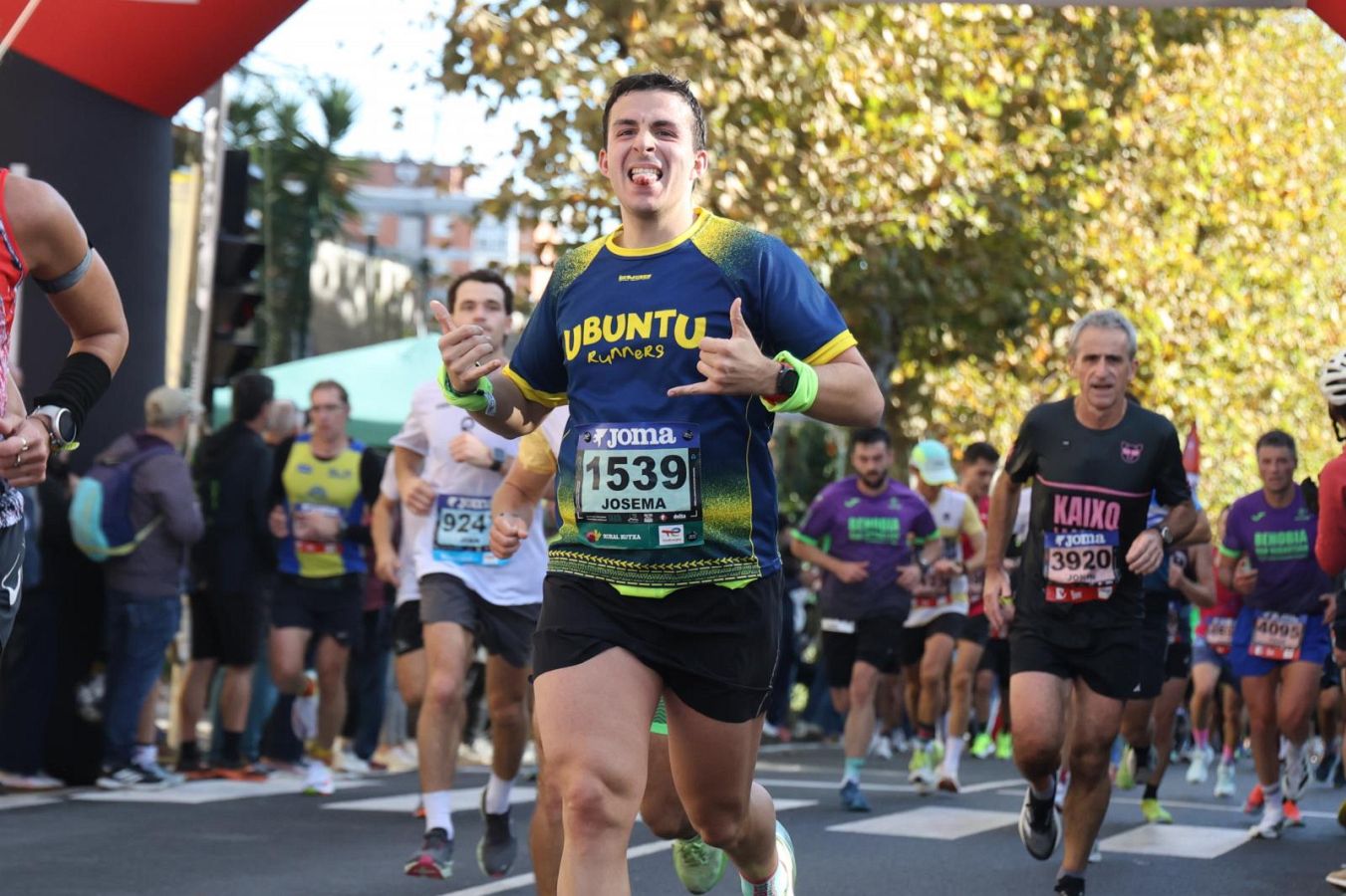 Las imágenes del Alto de Miracruz, punto clave en la Behobia - San Sebastián
