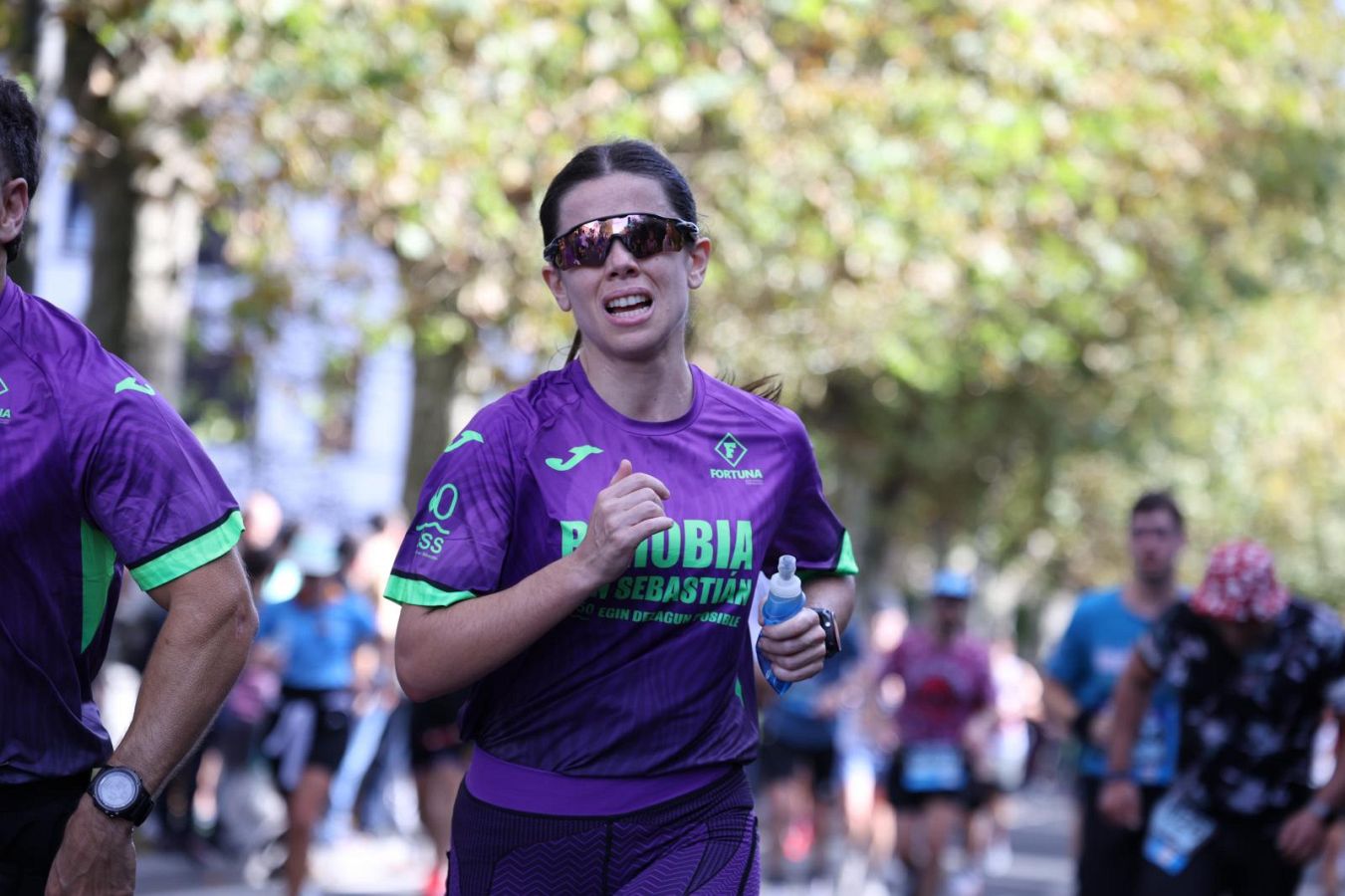 Las imágenes del Alto de Miracruz, punto clave en la Behobia - San Sebastián