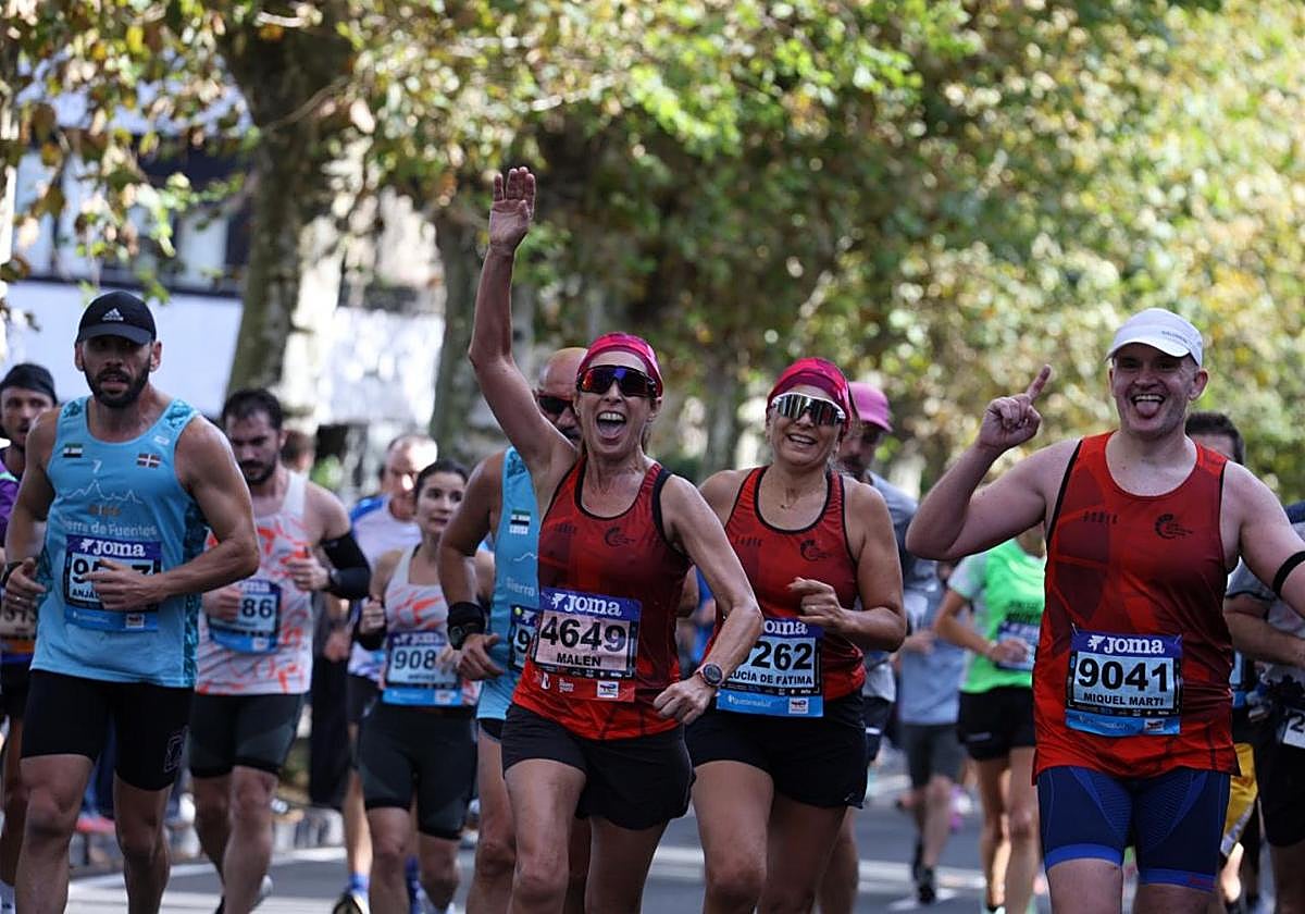 Las imágenes del Alto de Miracruz, punto clave en la Behobia - San Sebastián