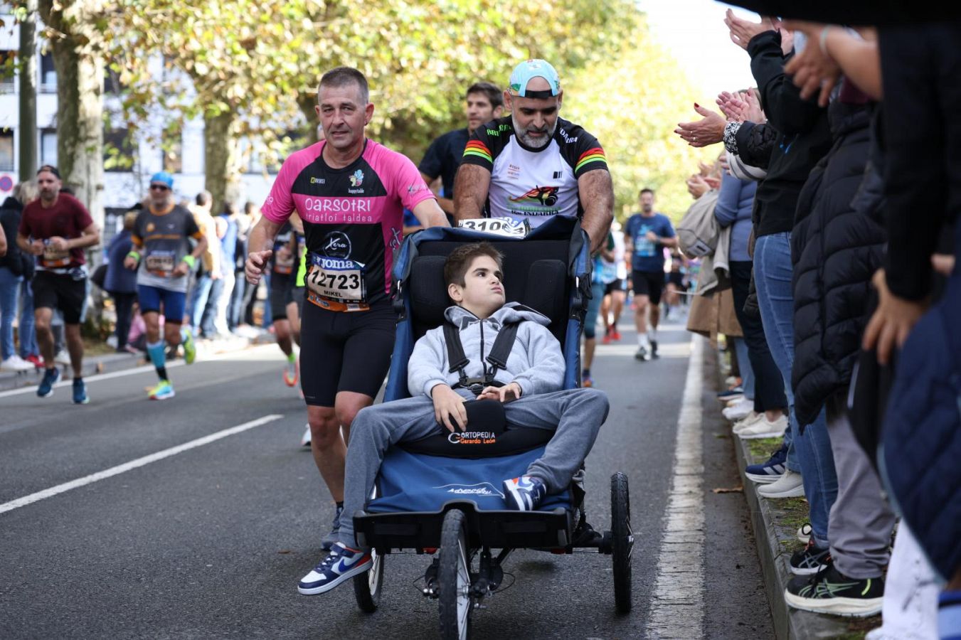 Las imágenes del Alto de Miracruz, punto clave en la Behobia - San Sebastián