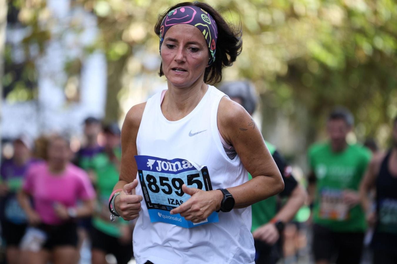 Las imágenes del Alto de Miracruz, punto clave en la Behobia - San Sebastián