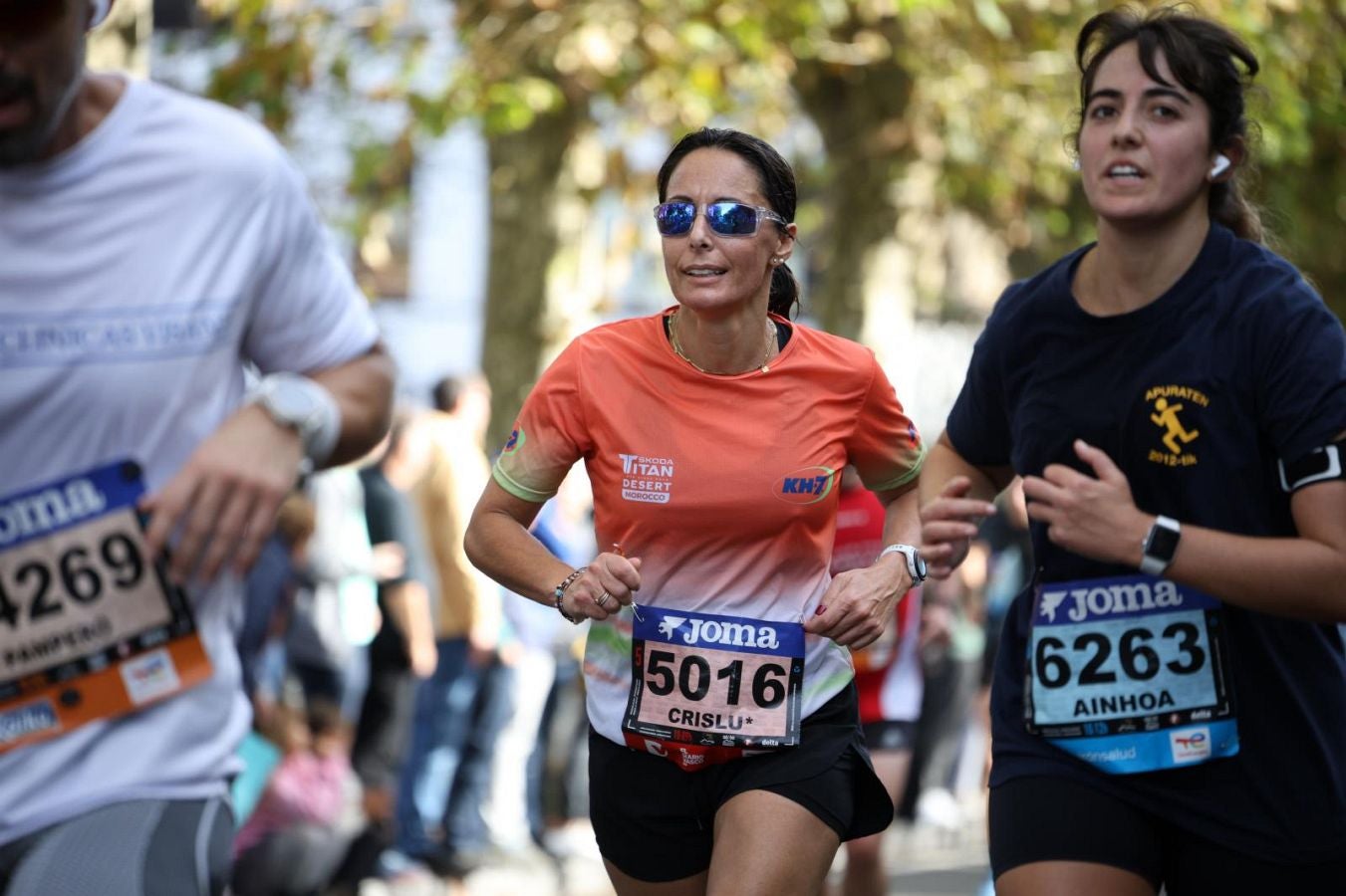 Las imágenes del Alto de Miracruz, punto clave en la Behobia - San Sebastián