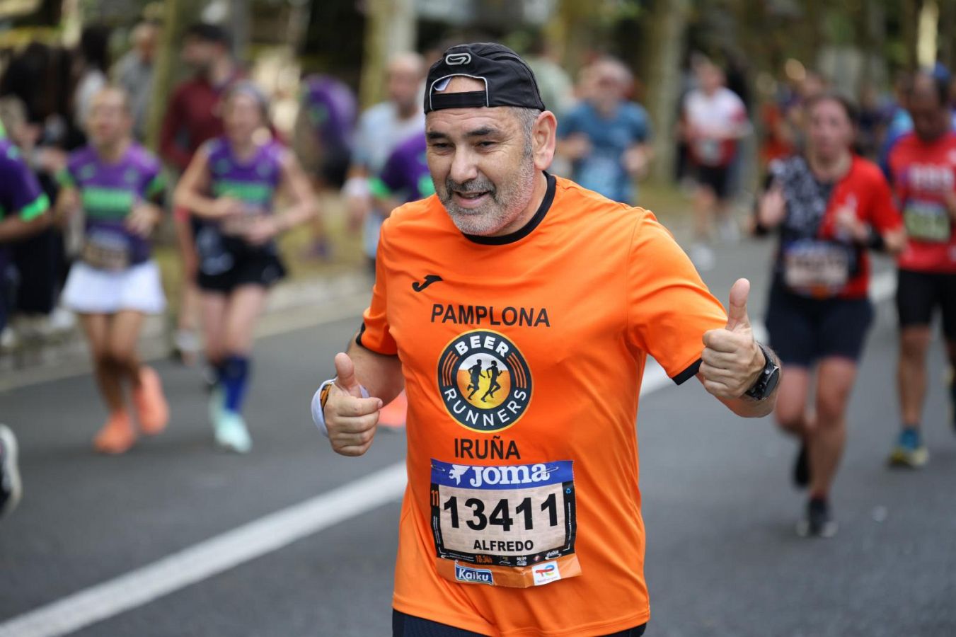 Las imágenes del Alto de Miracruz, punto clave en la Behobia - San Sebastián