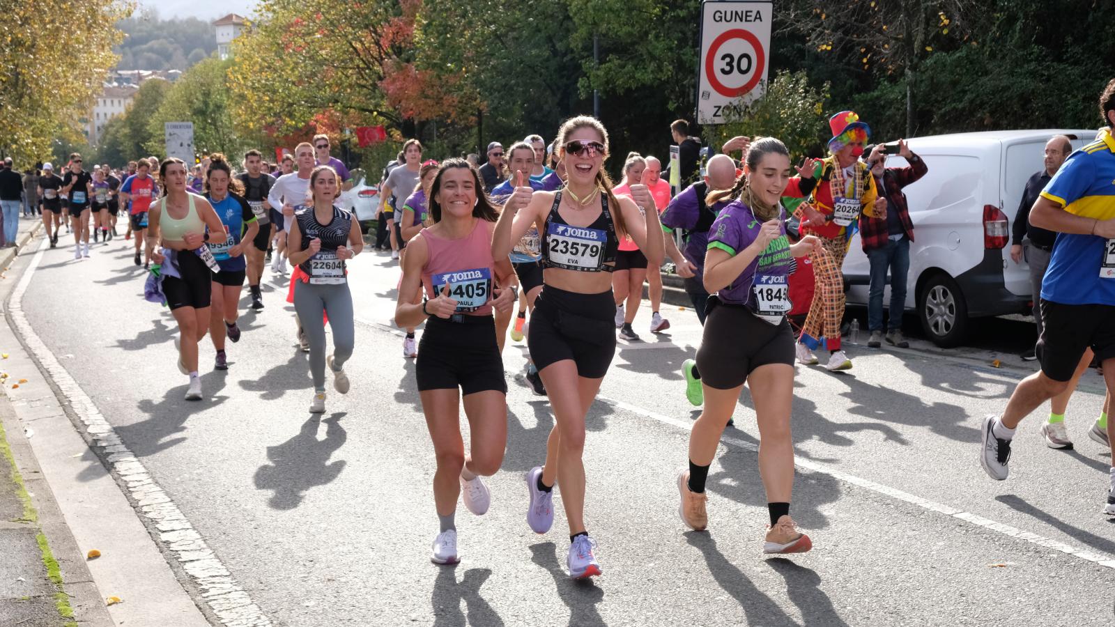 La Behobia - San Sebastián 2025 a su paso por Errenteria