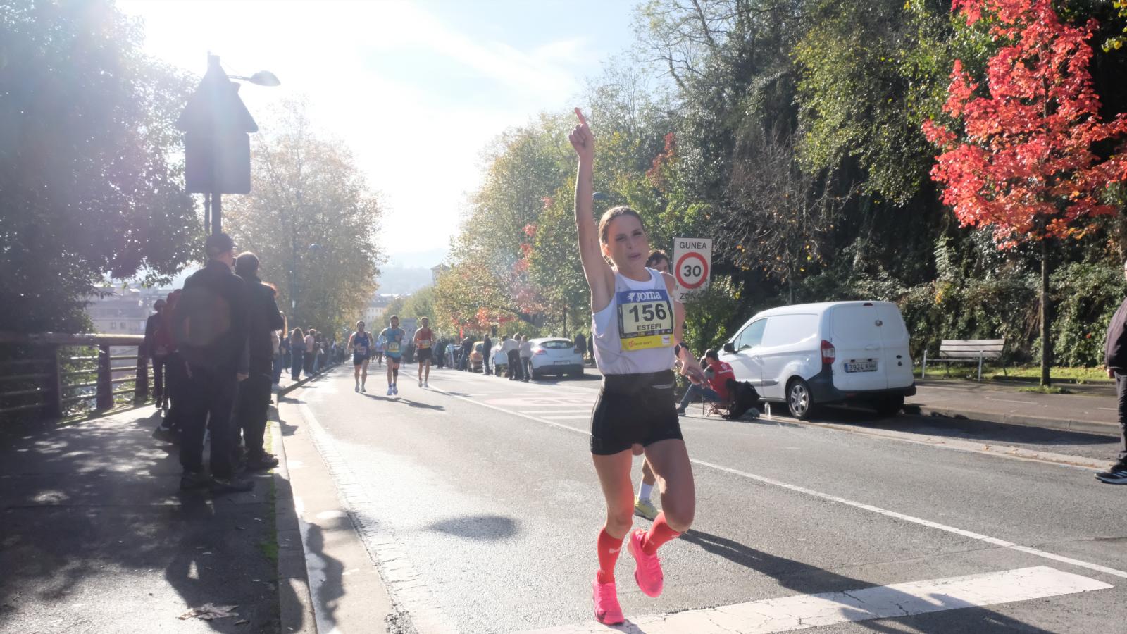 La Behobia - San Sebastián 2025 a su paso por Errenteria