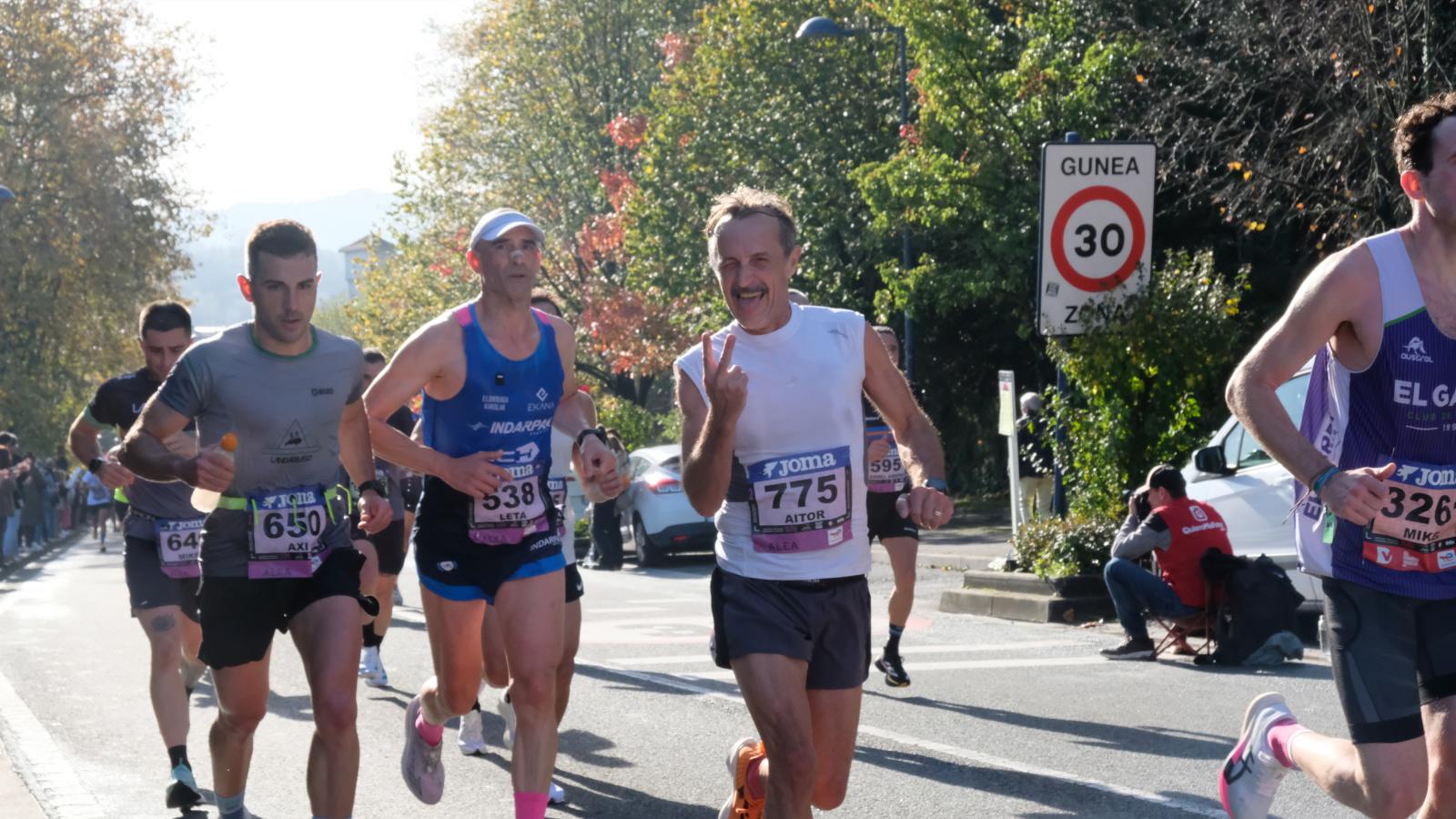 La Behobia - San Sebastián 2025 a su paso por Errenteria