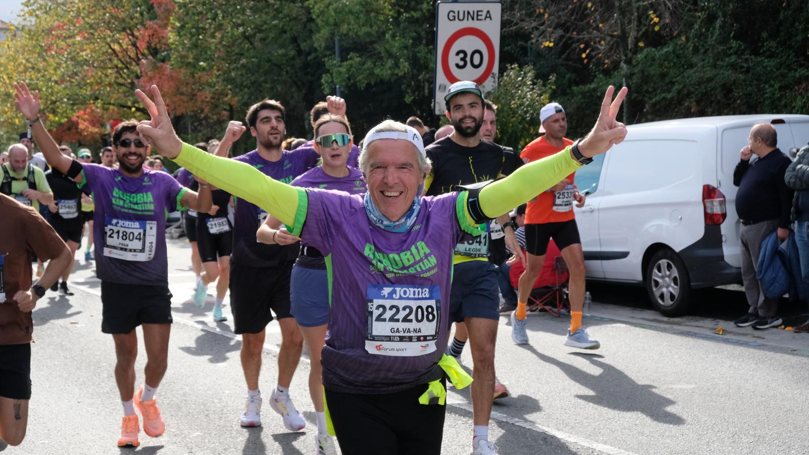 La Behobia - San Sebastián 2025 a su paso por Errenteria