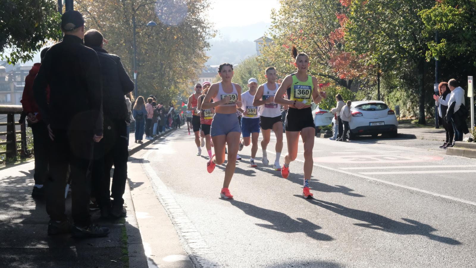 La Behobia - San Sebastián 2025 a su paso por Errenteria