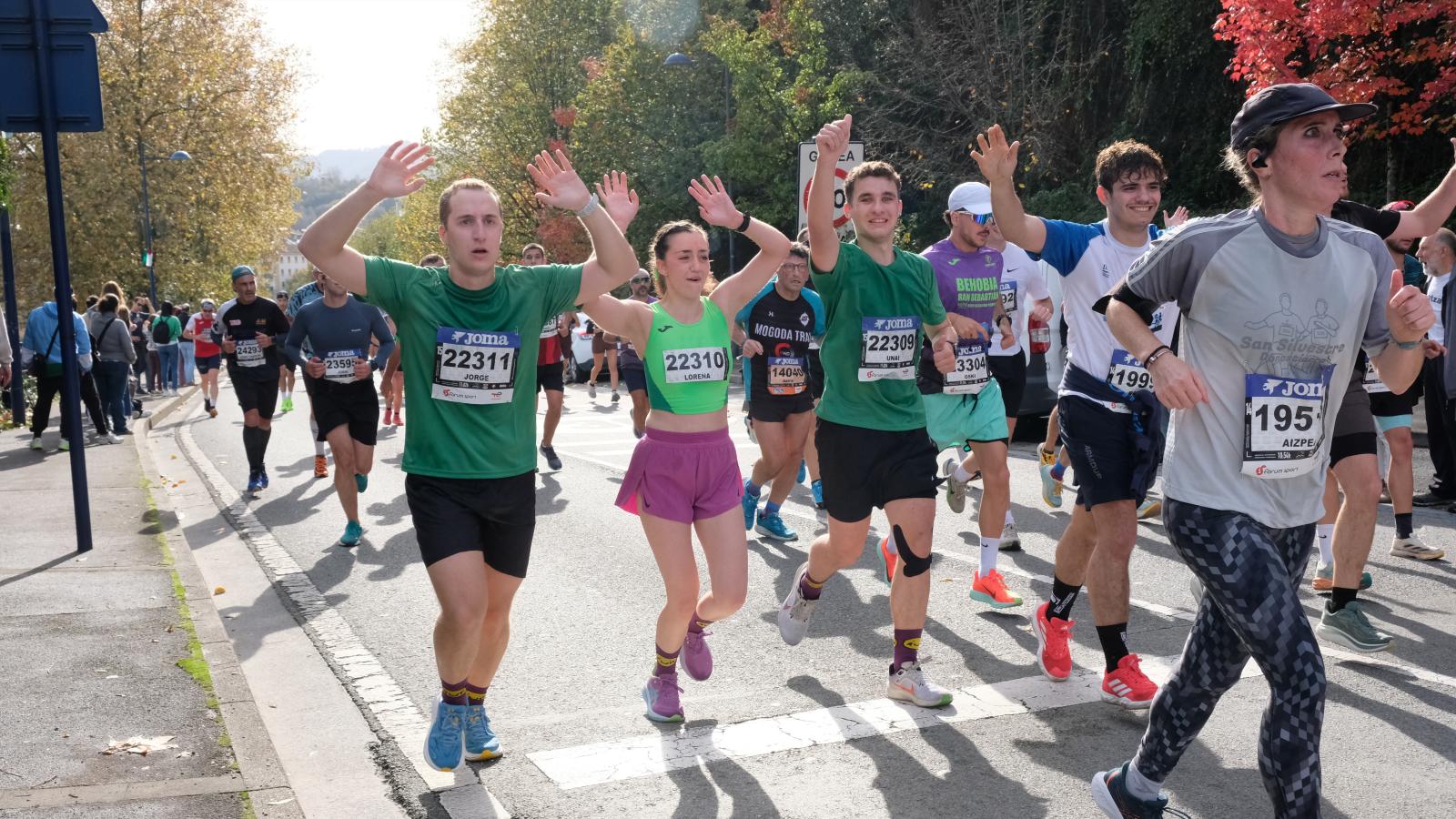 La Behobia - San Sebastián 2025 a su paso por Errenteria