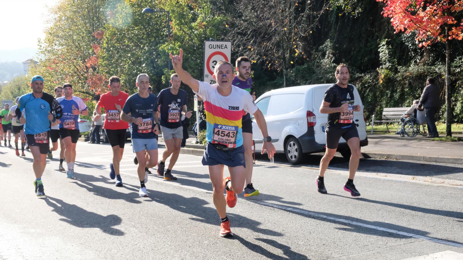 La Behobia - San Sebastián 2025 a su paso por Errenteria