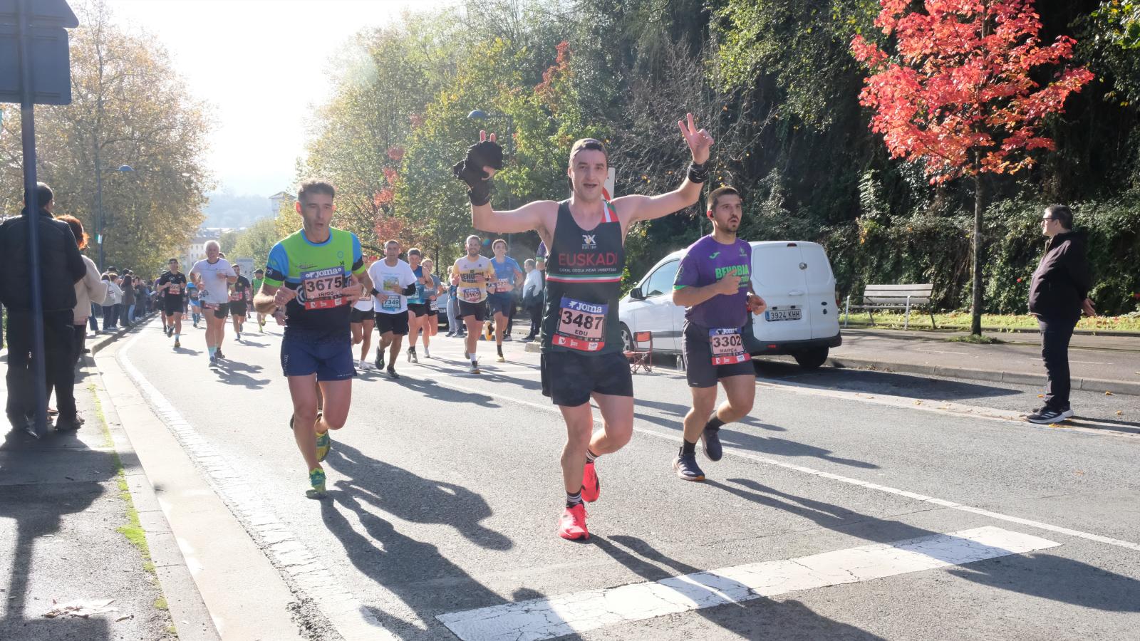 La Behobia - San Sebastián 2025 a su paso por Errenteria