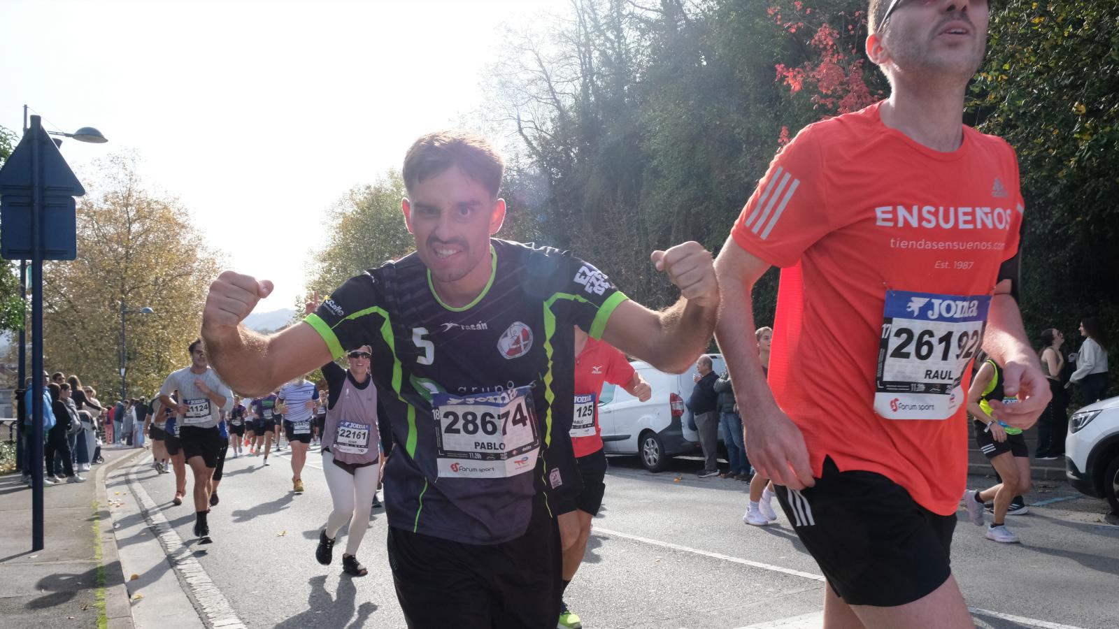 La Behobia - San Sebastián 2025 a su paso por Errenteria