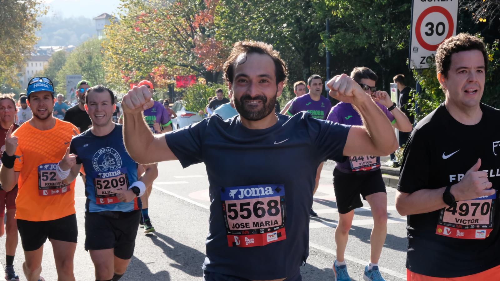 La Behobia - San Sebastián 2025 a su paso por Errenteria