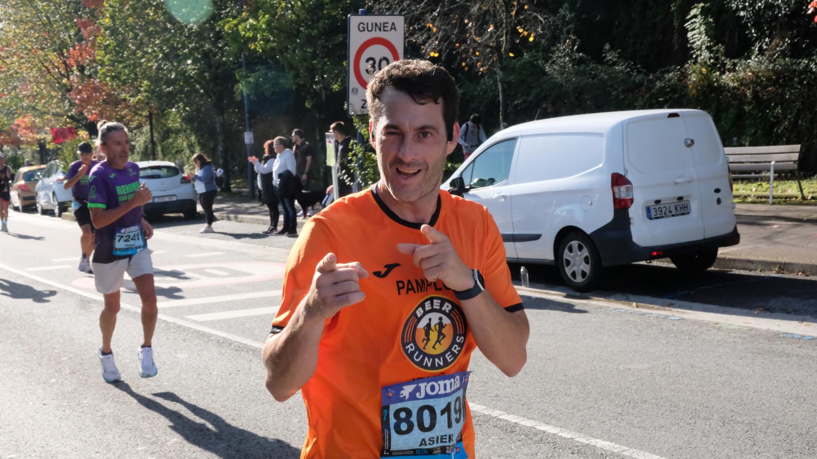 La Behobia - San Sebastián 2025 a su paso por Errenteria