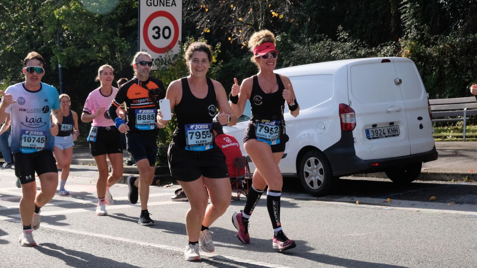 La Behobia - San Sebastián 2025 a su paso por Errenteria