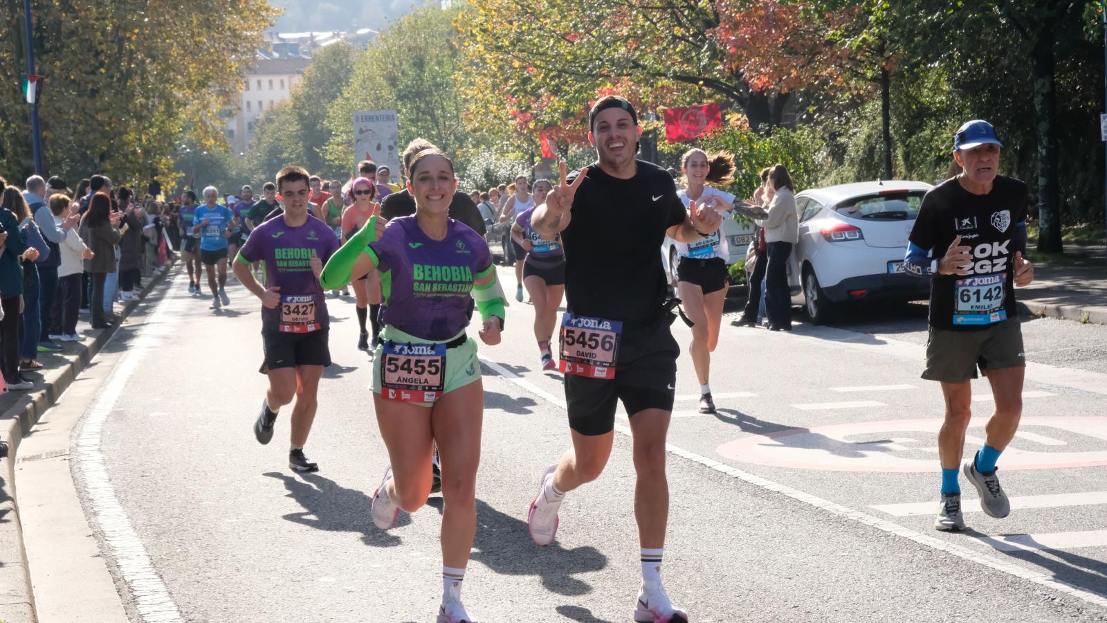 La Behobia - San Sebastián 2025 a su paso por Errenteria