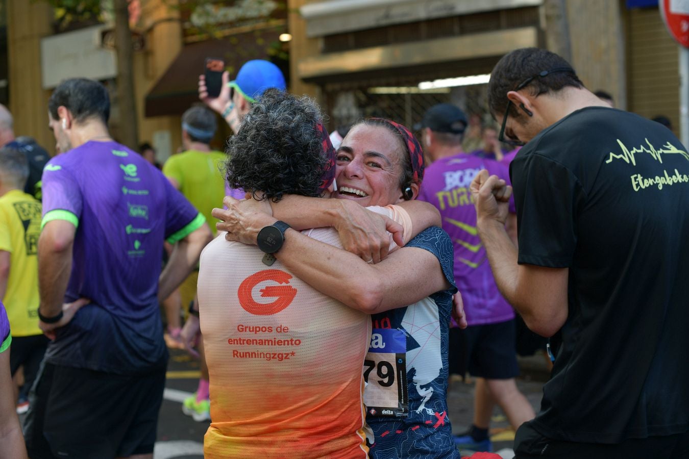Las imágenes de la llegada a meta en el Boulevard de San Sebastián