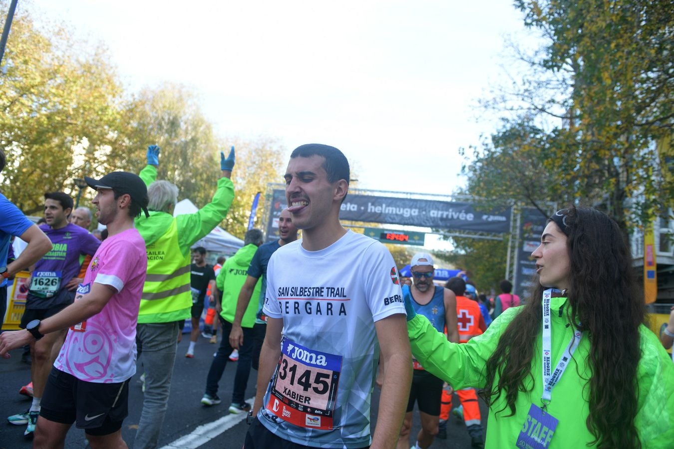 Las imágenes de la llegada a meta en el Boulevard de San Sebastián